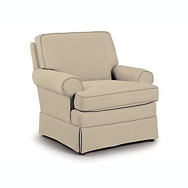 Best Chairs&reg; Quinn Swivel Glider in Taupe. View a larger version of this product image.