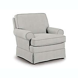 Best Chairs® Quinn Swivel Glider in Ivory Snow