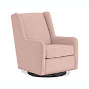 Best Chairs Brianna Swivel Glider in Rose