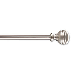 Simply Essential™ Orbit Adjustable Single Curtain Rod Set in Brushed Nickel