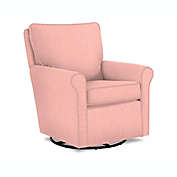 Best Chairs Kacey Swivel Glider in Blush