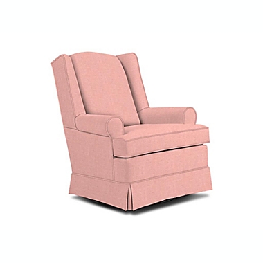 Best Chairs Roni Swivel Glider in Blush. View a larger version of this product image.