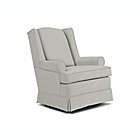 Alternate image 0 for Best Chairs Roni Swivel Glider in Soft Grey