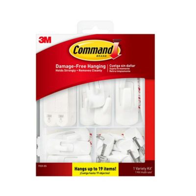 3M Command&trade; Variety Hanging Kit in White (Pack of 19)