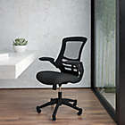 Alternate image 1 for Flash Furniture Mid-Back Mesh Task Chair with Mesh Padded Seat in Black