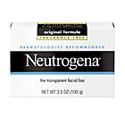Alternate image 0 for Neutrogena&reg; 3.5 oz. Fragrance Free Transparent Facial Bar Soap