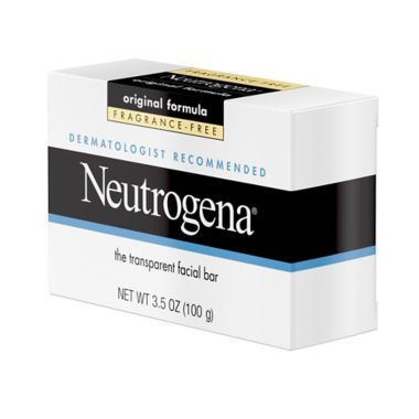Neutrogena&reg; 3.5 oz. Fragrance Free Transparent Facial Bar Soap. View a larger version of this product image.