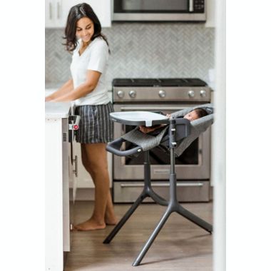 Baby Delight&reg; Levo Deluxe Adjustable High Chair in Charcoal Tweed. View a larger version of this product image.
