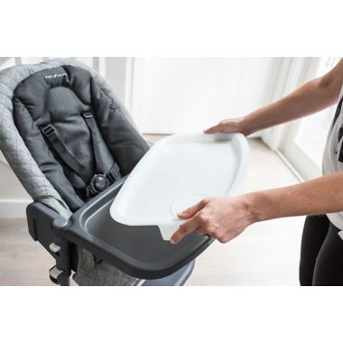 Baby Delight&reg; Levo Deluxe Adjustable High Chair in Charcoal Tweed. View a larger version of this product image.