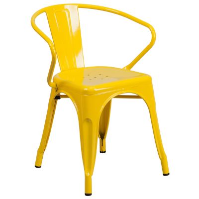 Flash Furniture Metal Chair with Arms