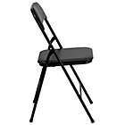 Alternate image 5 for Flash Furniture 5-Piece Folding Card Table and Chairs Set in Black