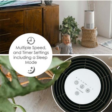 Crane&trade; True HEPA Air Purifier with UVC Light. View a larger version of this product image.