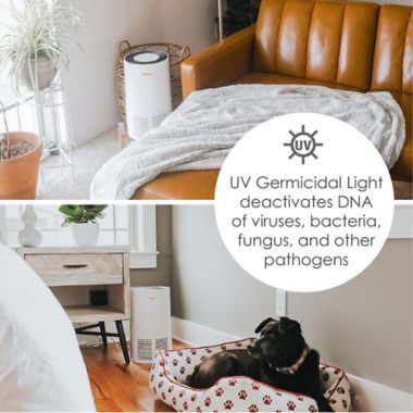 Crane&trade; True HEPA Air Purifier with UVC Light. View a larger version of this product image.