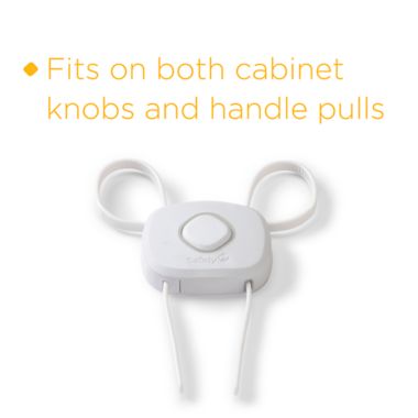 Safety 1st OutSmart Flex Lock With Decoy Button in White. View a larger version of this product image.