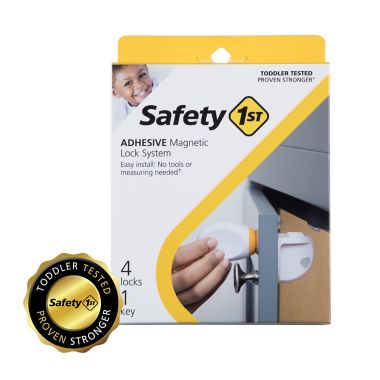 Safety 1st&reg; 4-Pack Adhesive Magnetic Locks with Key. View a larger version of this product image.