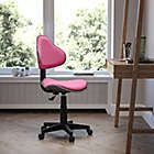 Alternate image 1 for Flash Furniture 31-Inch - 35.75-Inch Upholstered Task Chair in Pink