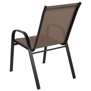 Flash Furniture Stackable Patio Sling Arm Chair Set Bed Bath Beyond