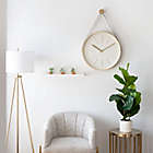 Alternate image 2 for Studio 3B&trade; 20-Inch Round Hanging Wall Clock in Natural Wood