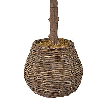Bee &amp; Willow&trade; 80-Inch Faux Fiddle Tree in Rattan Basket. View a larger version of this product image.