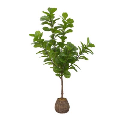 Bee &amp; Willow&trade; 80-Inch Faux Fiddle Tree in Rattan Basket