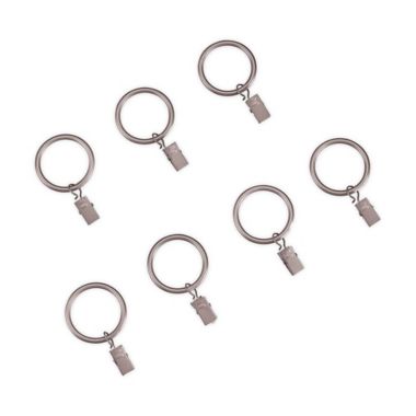 Simply Essential&trade; Clip Rings in Matte Brown (Set of 7). View a larger version of this product image.