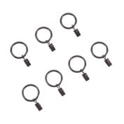 Simply Essential&trade; Clip Rings in Oil Rubbed Bronze (Set of 7)