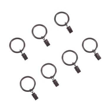 Simply Essential&trade; Clip Rings in Oil Rubbed Bronze (Set of 7). View a larger version of this product image.