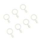 Alternate image 0 for Simply Essential&trade; Clip Rings in Satin White (Set of 7)