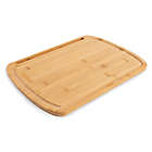 Alternate image 1 for Simply Essential&trade; Bamboo Cutting Board with Phone/Tablet Slot