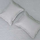 Alternate image 4 for Linen/Cotton 3-Piece King Quilt Set in Light Grey