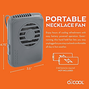 O2COOL&reg; 2-Pack Deluxe Necklace Fans. View a larger version of this product image.