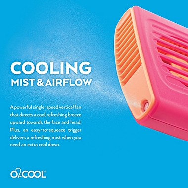 O2COOL&reg; 2-Pack Misting Necklace Fans. View a larger version of this product image.