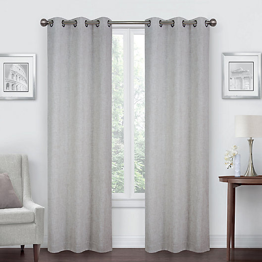 Alternate image 1 for Simply Essential™ Robinson Grommet Blackout Curtain Panels (Set of 2)