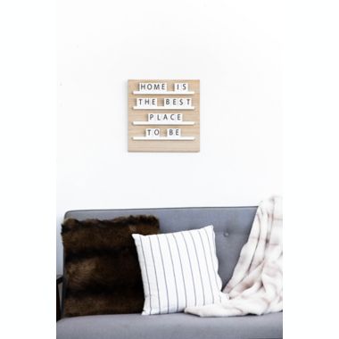 Pearhead&reg; Wooden Tile Letterboard Set. View a larger version of this product image.