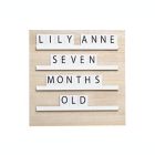 Alternate image 0 for Pearhead&reg; Wooden Tile Letterboard Set