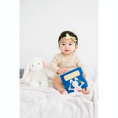 Pearhead&reg; Plush Bunny & Board Book Gift Set. View a larger version of this product image.