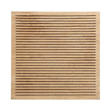 Pearhead&reg; Square Wooden Square Letterboard Set in Natural. View a larger version of this product image.