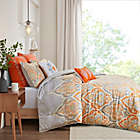 Alternate image 3 for Madison Park Nisha 7-Piece Full/Queen Comforter Set in Orange