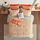 Alternate image 2 for Madison Park Nisha 7-Piece Full/Queen Comforter Set in Orange