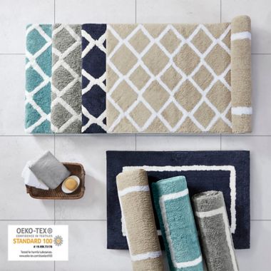 Madison Park Bittman Reversible Microfiber Bath Rug. View a larger version of this product image.