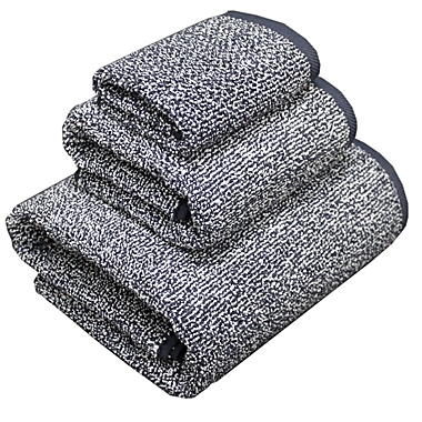 Haven&trade; Heathered Pebble Bath Towel in Mood Indigo. View a larger version of this product image.