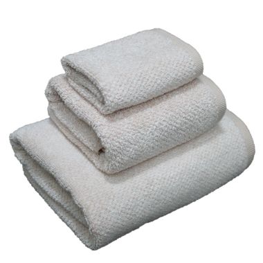 Haven&trade; Heathered Pebble Hand Towel in Blush Peony. View a larger version of this product image.