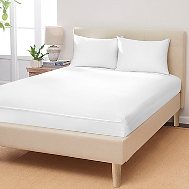 Nestwell&trade; Pure Earth&trade; Organic Cotton Allergen Barrier Full Mattress Protector. View a larger version of this product image.