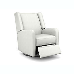 Best Chairs Shaylyn Swivel Glider Recliner in Oyster/Pearl