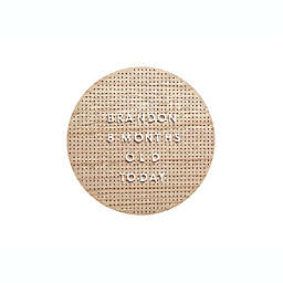 Pearhead® Wooden Circle Peg Letterboard Set