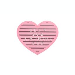 Pearhead® Wooden Heart Letterboard Set in Pink