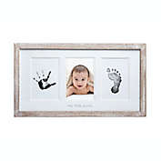 Pearhead&reg; Babyprints 4-Piece Wooden Picture Frame and Handprint Kit in Rustic