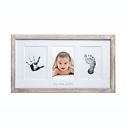 Pearhead® Babyprints 4-Piece Wooden Picture Frame and Handprint Kit in Rustic