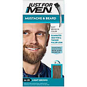 Just For Men&reg; Mustache and Beard Brush-In Color Gel in Light Brown