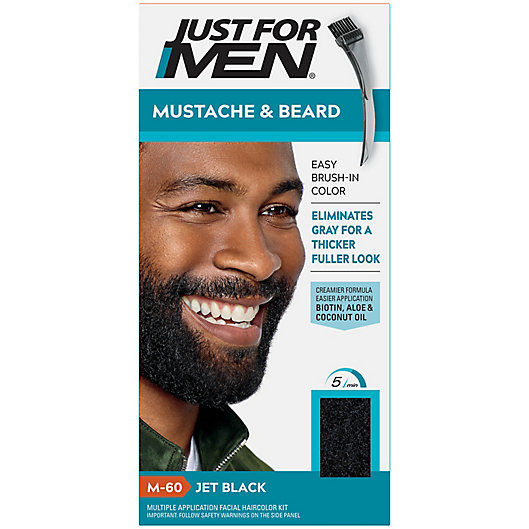 Alternate image 1 for Just For Men® Mustache and Beard Brush-In Color Gel in Jet Black